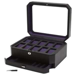 Windsor 10 piece watch box with drawer (winderbox)