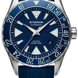 Eterna Kontiki Diver 44 Blue Dial