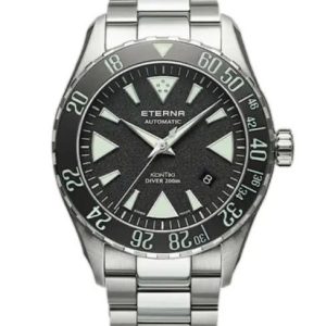 Eterna Kontiki Diver Black Dial